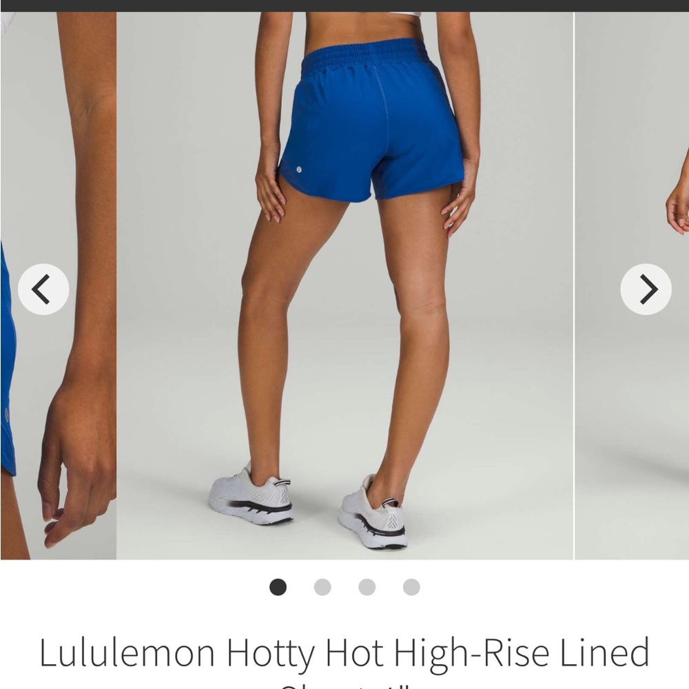 Lululemon hotty hot symphony blue Shorts